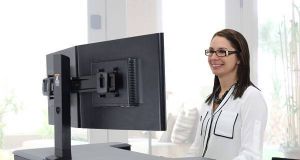 Ergotron Work Fit-T Sit-Stand Workstation