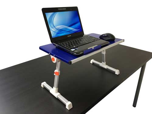 Traveler Folding Stand Up Desk Keeps You Active Fitness Gizmos