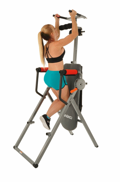 Conquer 6-in-1 Inversion Table Power Tower