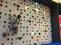 Augmented Climbing Wall for Interactive Training