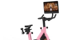 Freebeat Lit Smart Exercise Bike with 21.5-inch Touchscreen Display