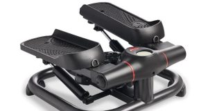 Sunny Health & Fitness Power Stepper with Resistance Bands & App