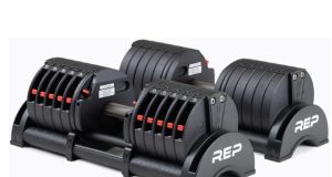 Rep Fitness Quickdraw Adjustable Dumbbells (5-60lbs)