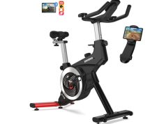 Pooboo D718 Magnetic Bluetooth Exercise Bike with iPad Holder