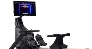 Aviron Strong Air & Magnetic Rower with 22-inch Screen