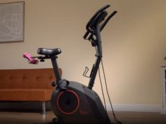 SF-B224004 16-Level Upright Bike with App