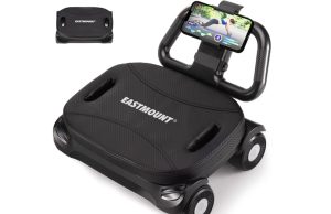 East Mount Ab Roller Wheel with Smartphone Holder