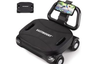 East Mount Ab Roller Wheel with Smartphone Holder