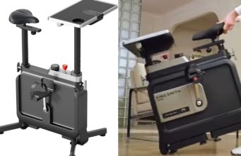 Kingsmith W1B Foldable Exercise Bike with Desk