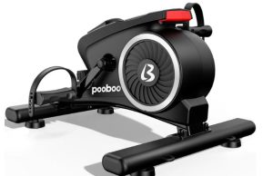 pooboo Under Desk Bike with 16 Resistance Levels